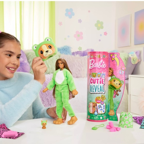 NIP! Barbie Cutie Reveal! 10 Surprises! Pet Inside! - Picture 2 of 6